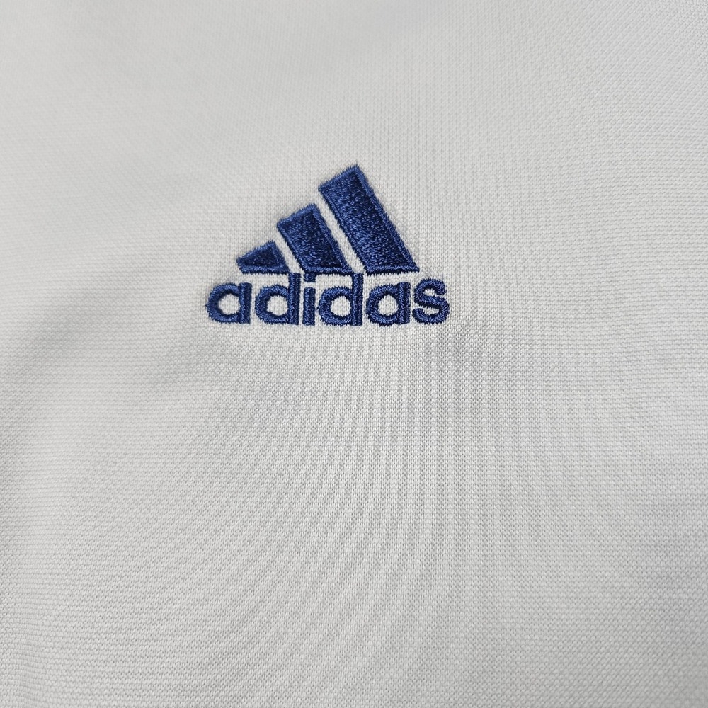 Real Madrid Jacket Mens Large White Soccer Football Adidas Full Zip Track - Picture 5 of 12
